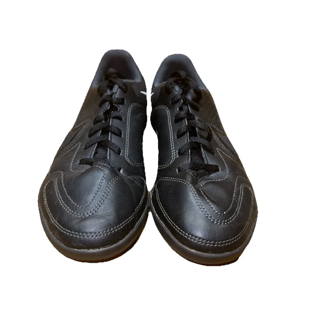 New Nike Tiempo DA13332-001 Shadow‎ Pack Indoor Soccer Black Shoes Size Youth 4